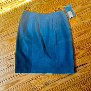 Leather by Wilsons sueded leather skirt